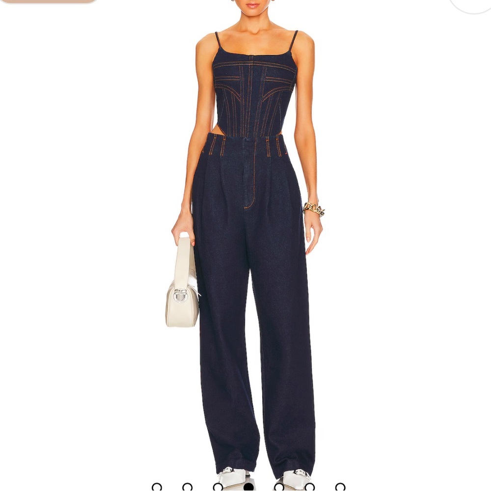 NWOT GRLFRND Denim Bailey pants in Rinse. Size M
